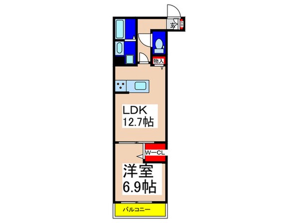 グラナーデ高野台の物件間取画像